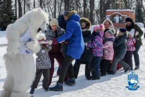 Священник Сергий Беляков принял участие в спортивном празднике «Зимушка-зима»