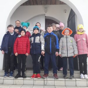 7 апреля 2021 г. в с. Вирга  прошел открытый урок с воспитанниками воскресной школы при Михайло-Архангельской церкви