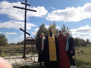 Освящение Поклонного креста в селе Аршиновка