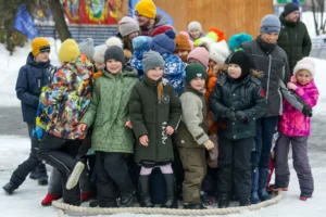 Священник Сергий Беляков принял участие в семейном празднике «Зимушка-зима»