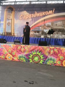 Священник Сергий Беляков принял участие в праздновании дня района в Нижнем Ломове