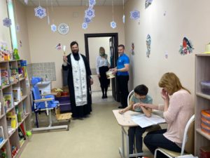 Иерей Сергий Беляков посетил физкультурно-оздоровительный центр для людей с ограниченными возможностями «Адели-Пенза».