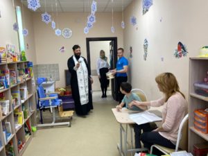 Иерей Сергий Беляков посетил физкультурно-оздоровительный центр для людей с ограниченными возможностями «Адели-Пенза».