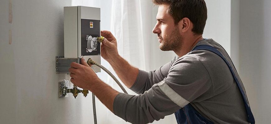 Установка газовой колонки в Санкт Петербурге обеспечивает комфорт